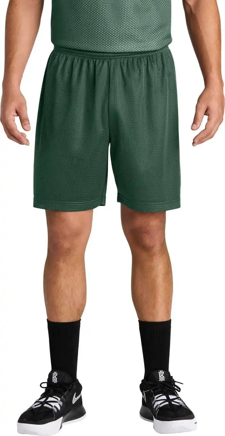 Sport-tek St5100 Posicharge Mesh 7’’ Short - Forest Green