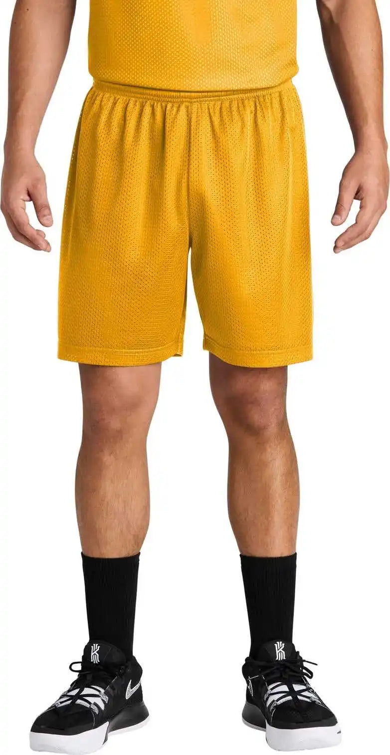 Sport-tek St5100 Posicharge Mesh 7’’ Short - Gold
