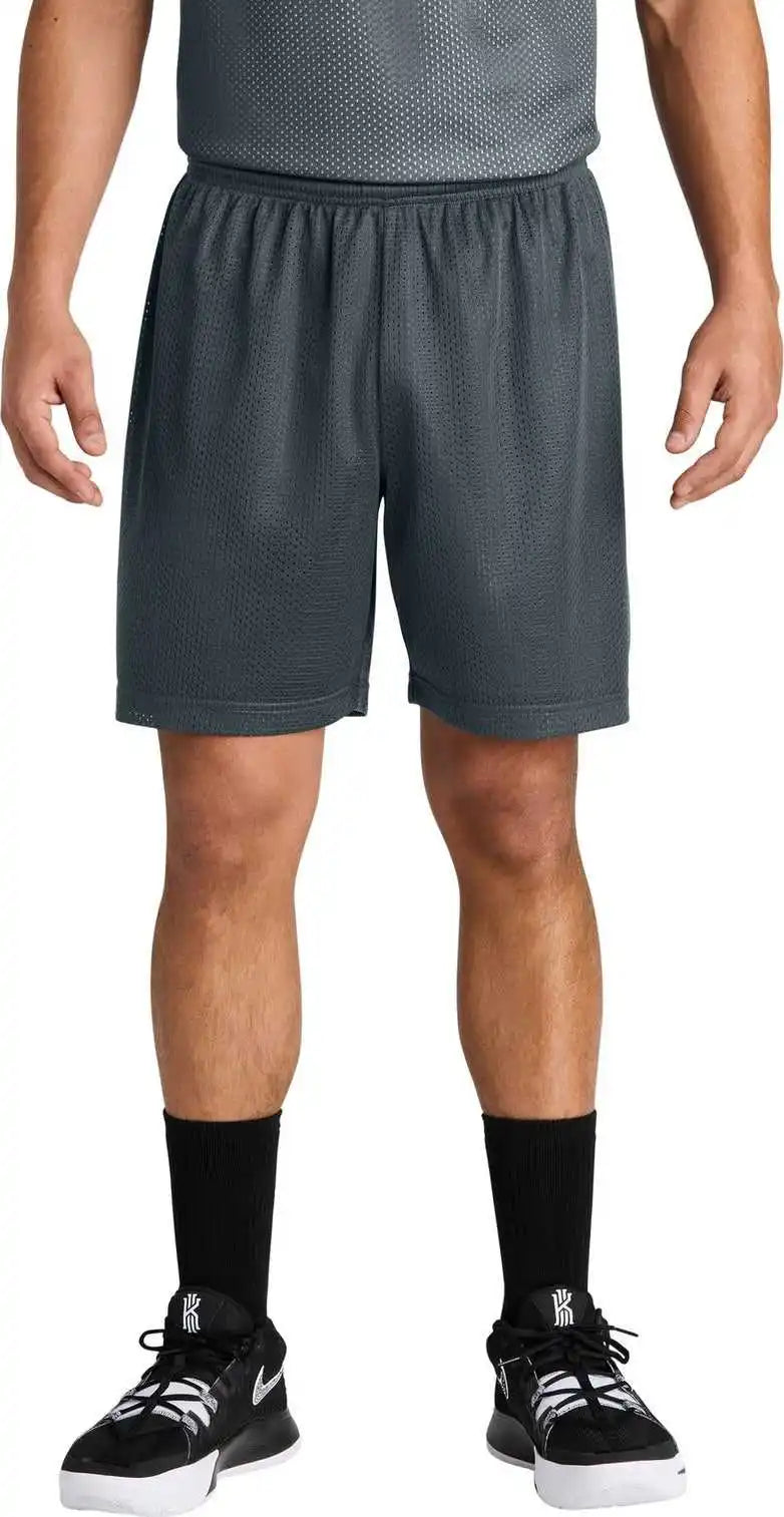 Sport-tek St5100 Posicharge Mesh 7’’ Short - Iron Grey