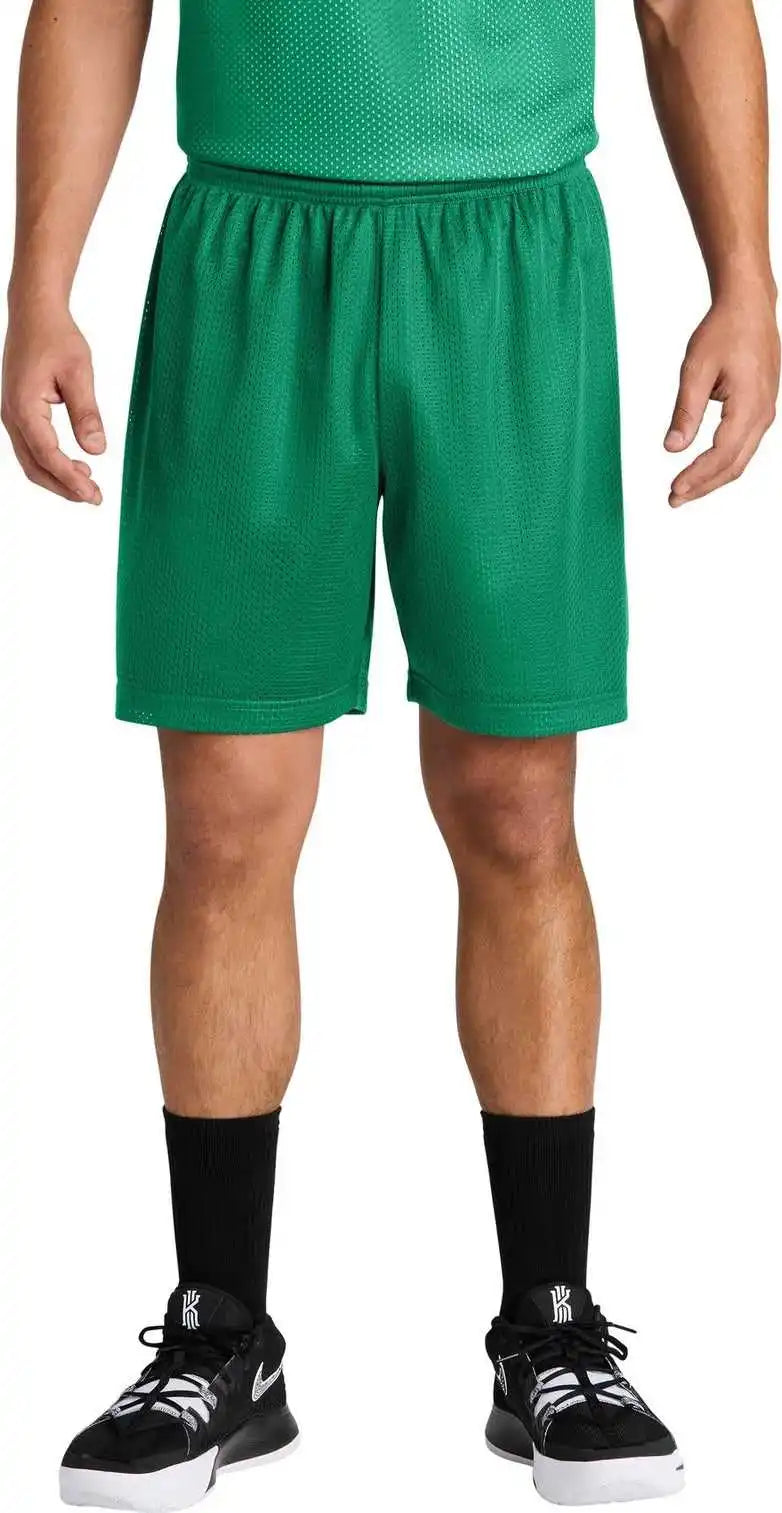 Sport-tek St5100 Posicharge Mesh 7’’ Short - Kelly Green