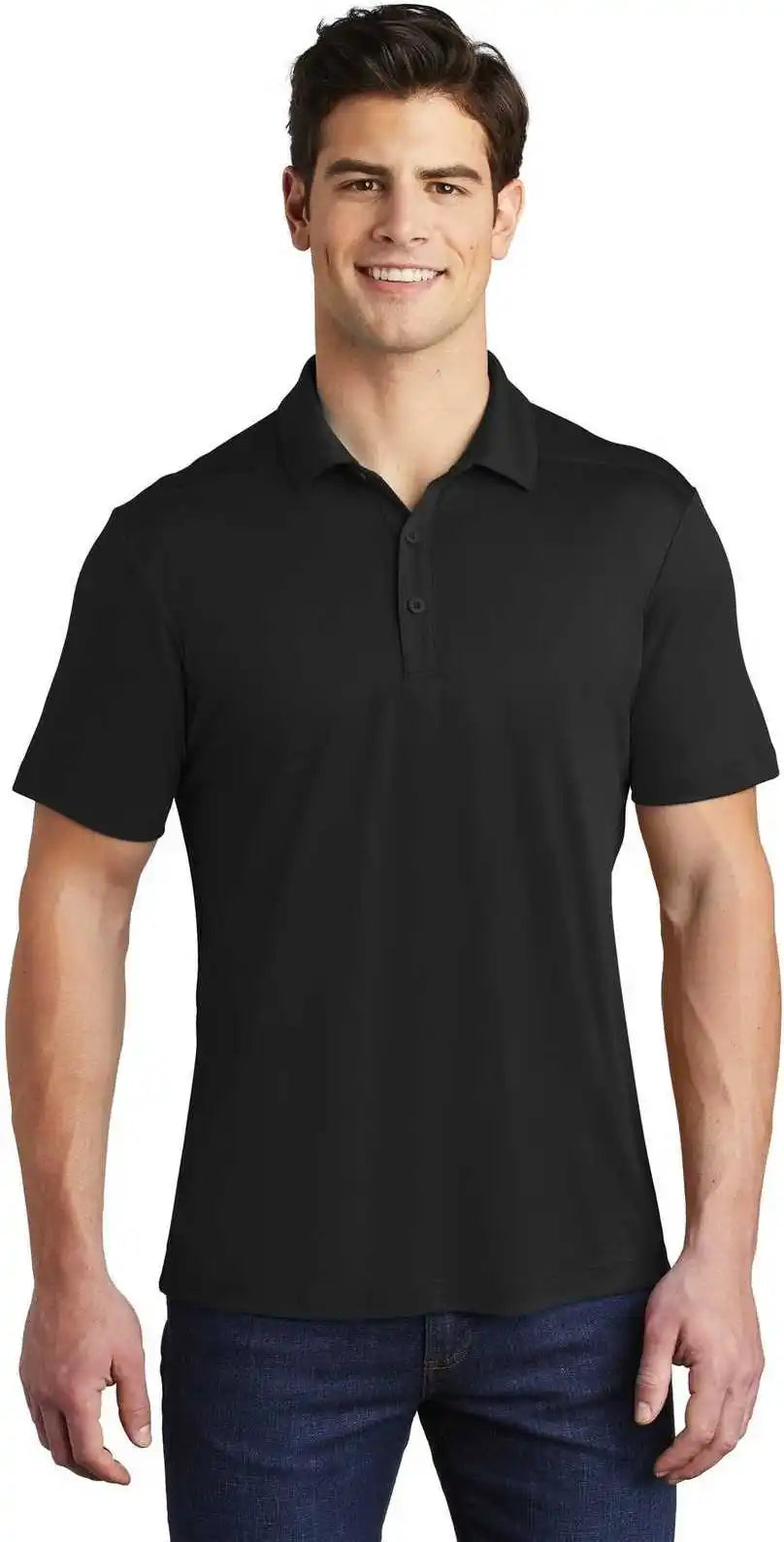 Sport Tek St520 Posi Uv Pro Polo Black