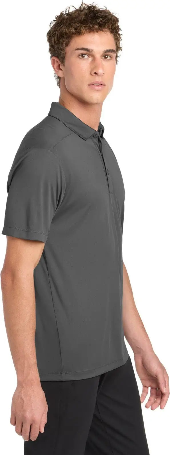 Sport-tek St520 Posi-uv Pro Polo - Dark Smoke Gray