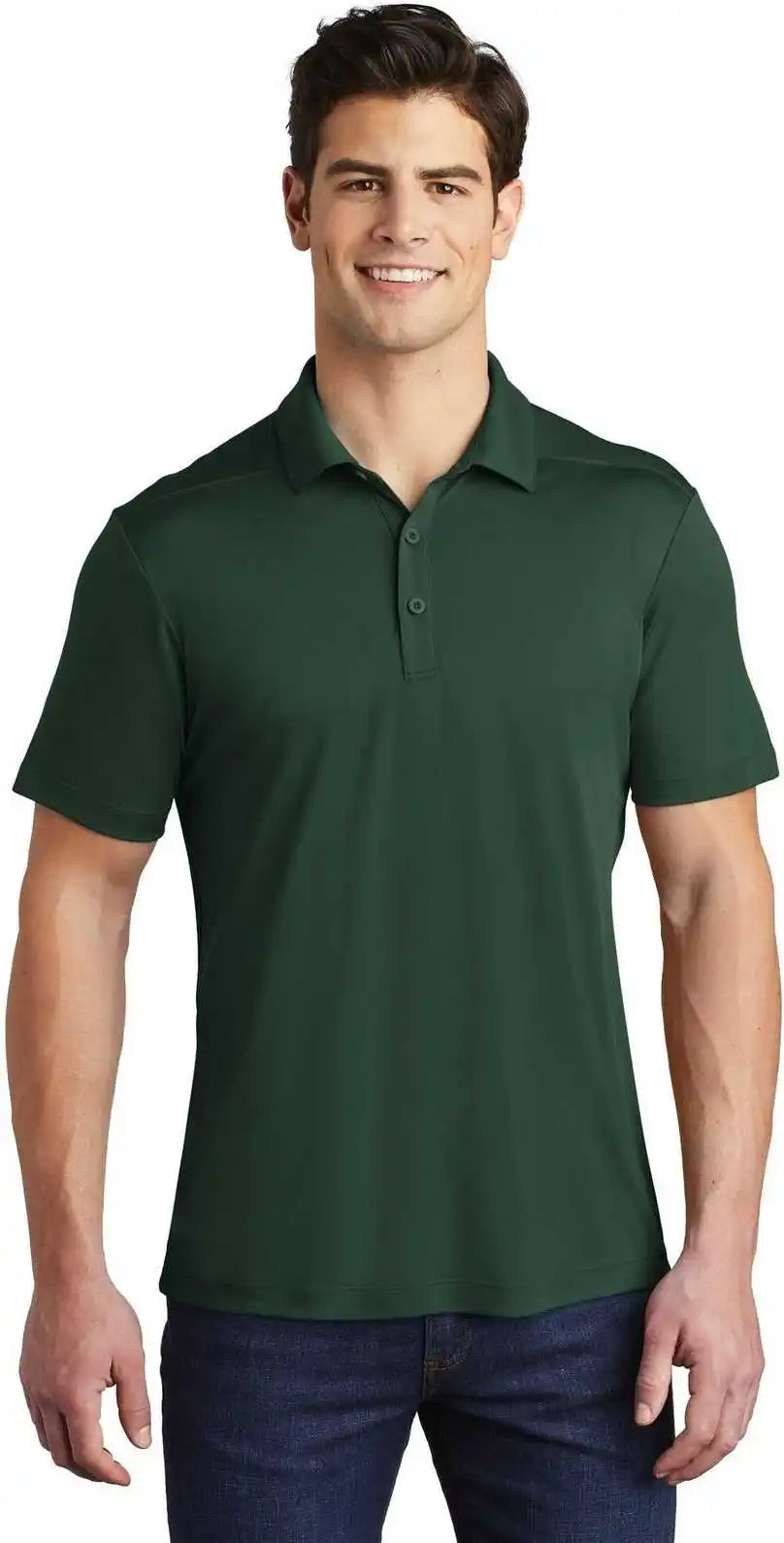 Sport-tek St520 Posi-uv Pro Polo - Forest Green