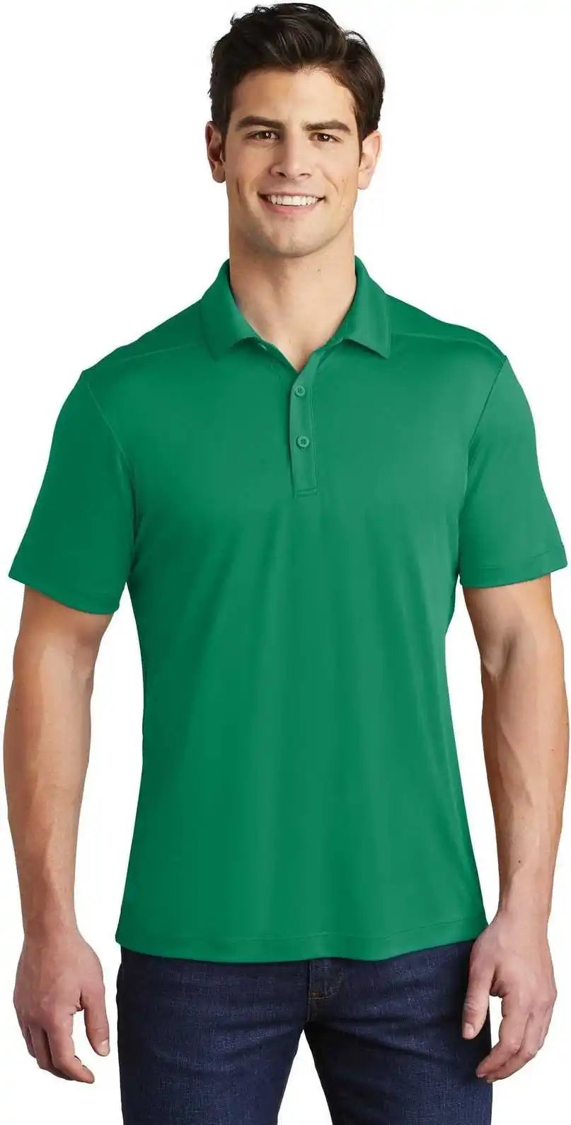 Sport Tek St520 Posi Uv Pro Polo Kelly Green