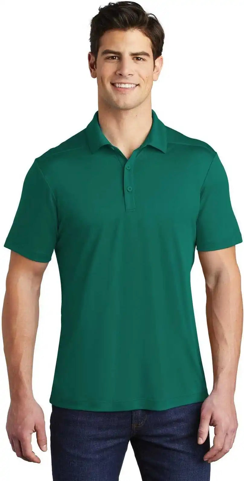 Sport-tek St520 Posi-uv Pro Polo - Marine Green