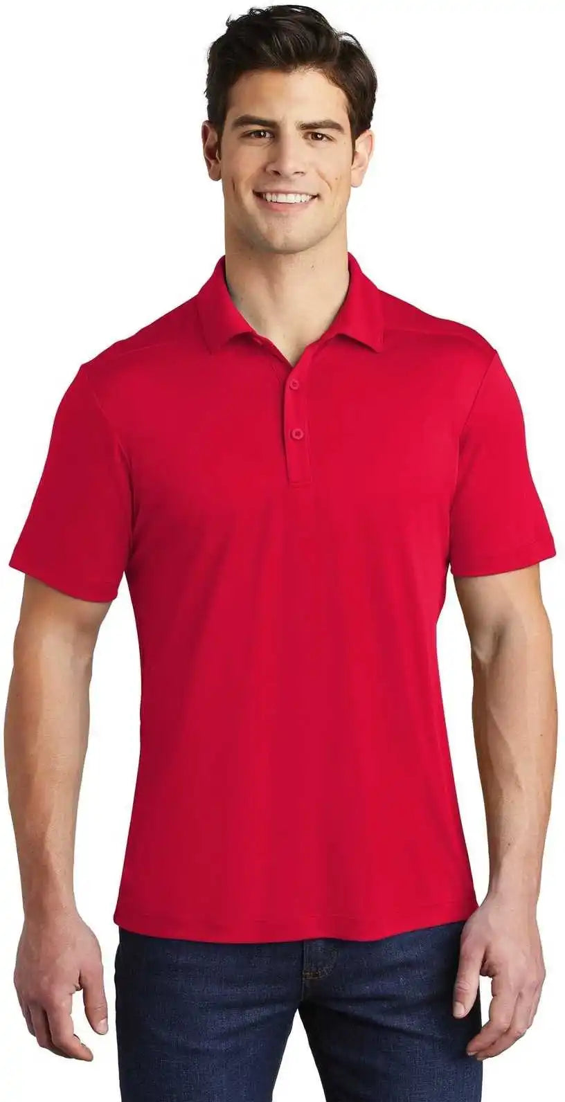 Sport Tek St520 Posi Uv Pro Polo True Red