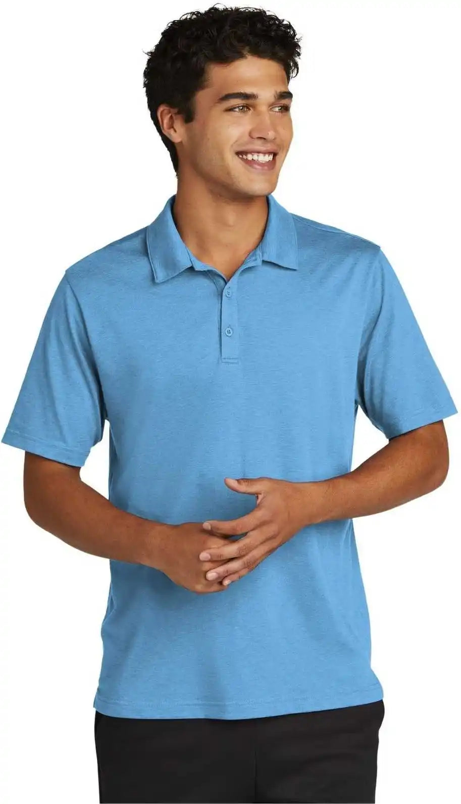 Sport-tek St530 Posicharge Strive Polo - Carolina Blue