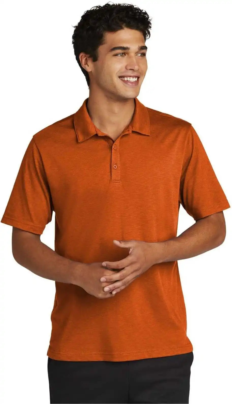 Sport-tek St530 Posicharge Strive Polo - Texas Orange