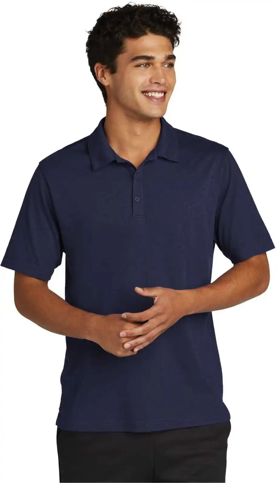 Sport Tek St530 Posicharge Strive Polo True Navy