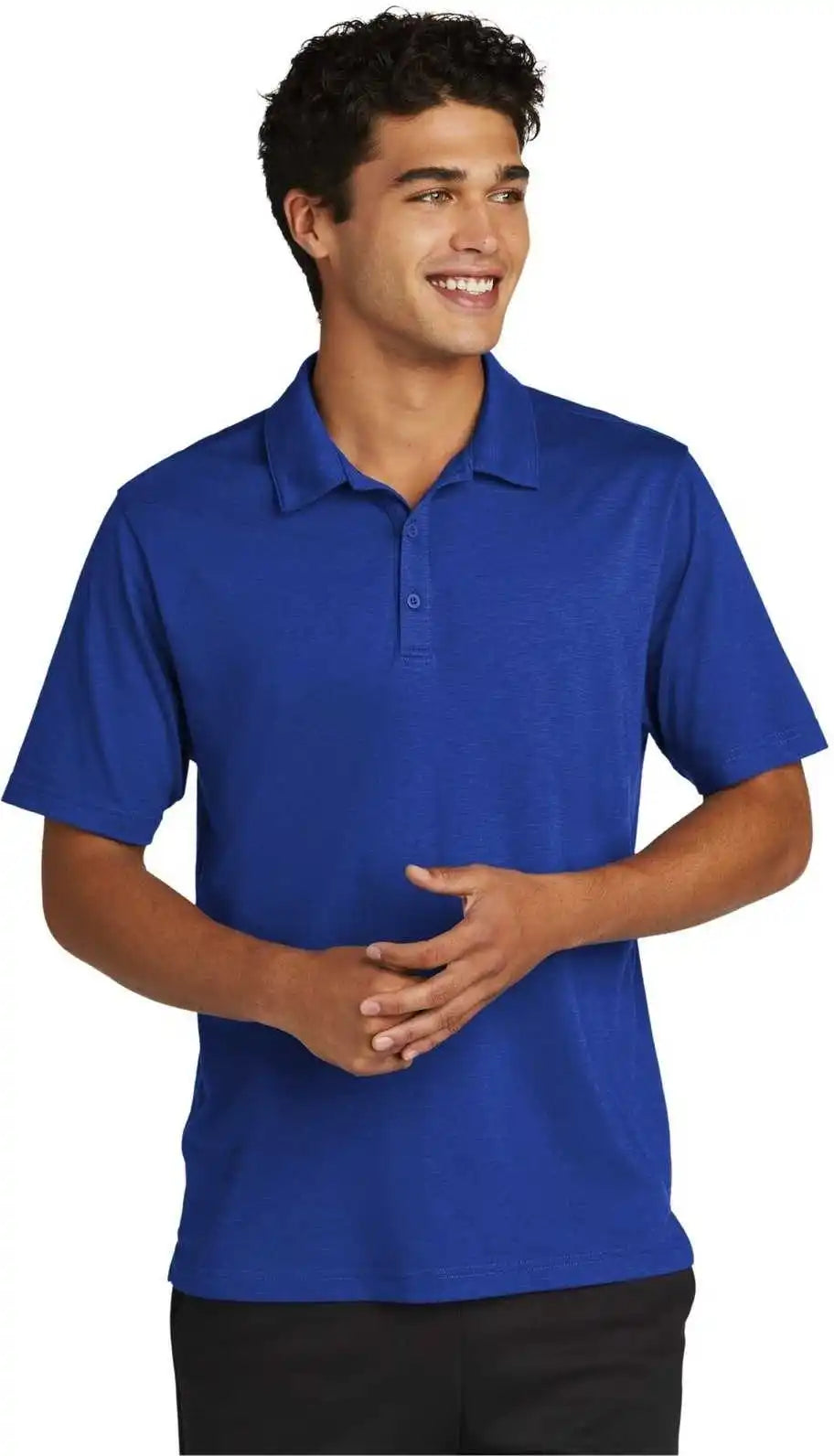 Sport Tek St530 Posicharge Strive Polo True Royal