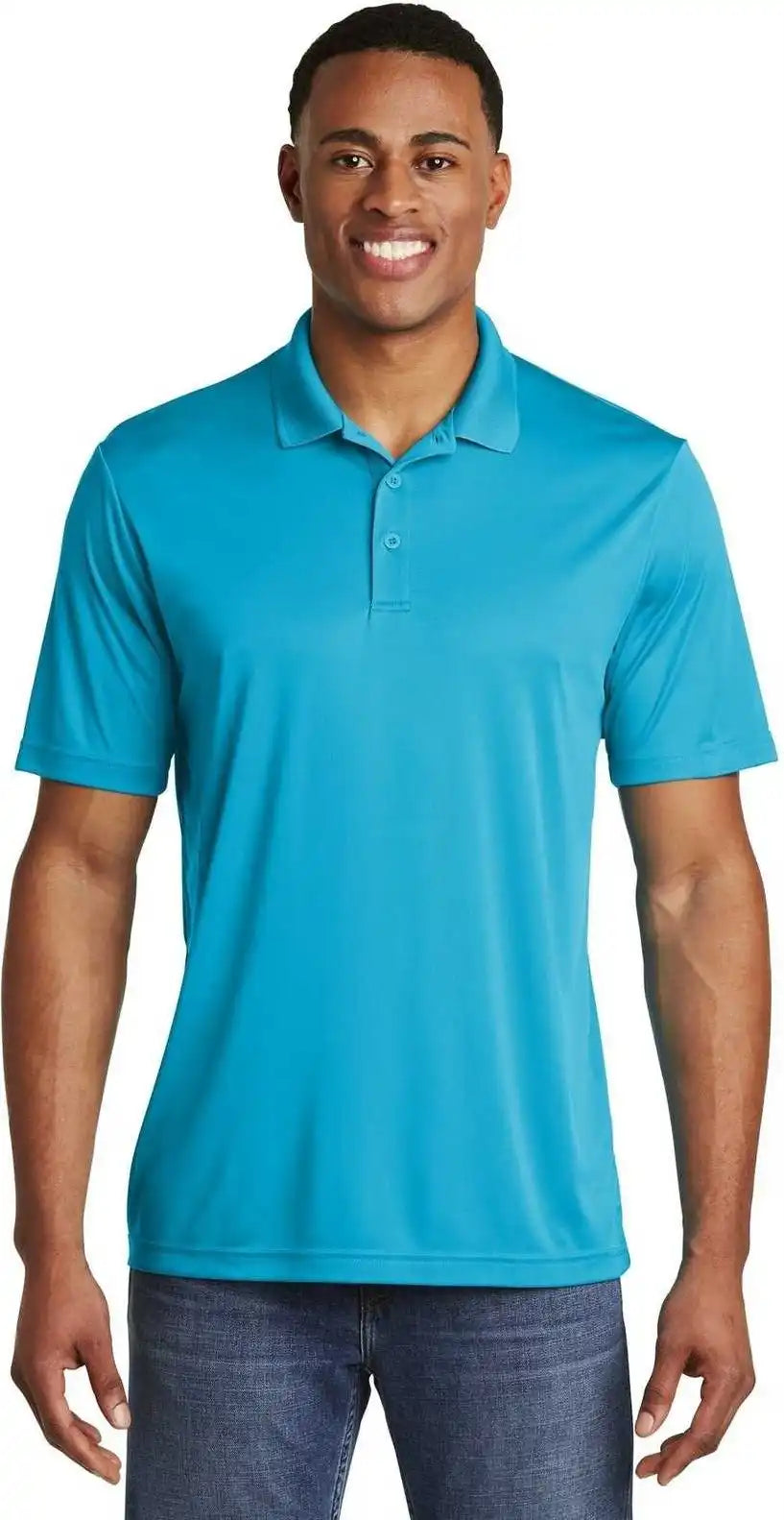 Sport-tek St550 Posicharge Competitor Polo - Atomic Blue