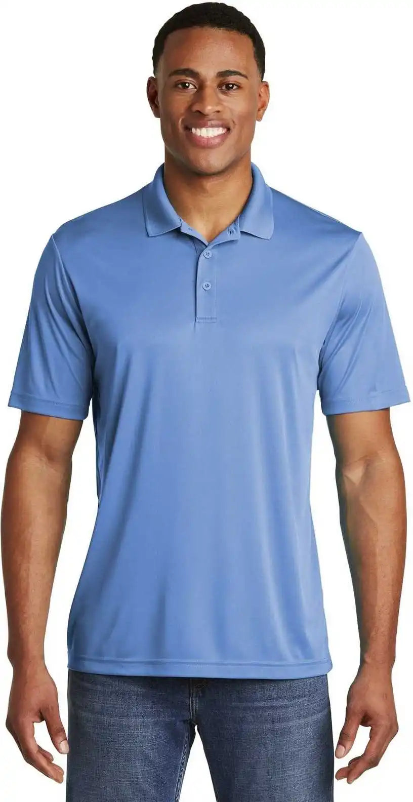 Sport Tek St550 Posicharge Competitor Polo Carolina Blue