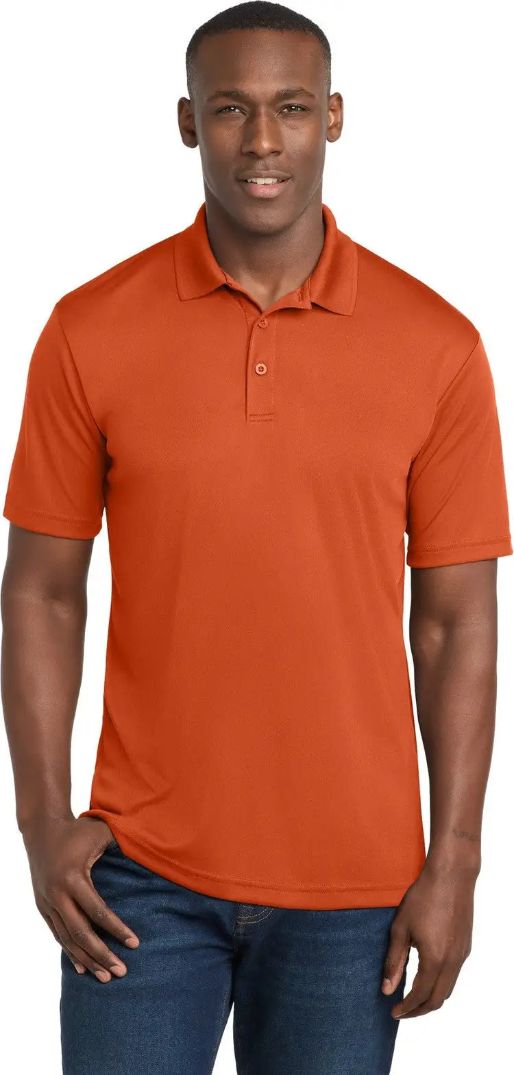 Sport-tek St550 Posicharge Competitor Polo - Deep Orange - Adult Xs