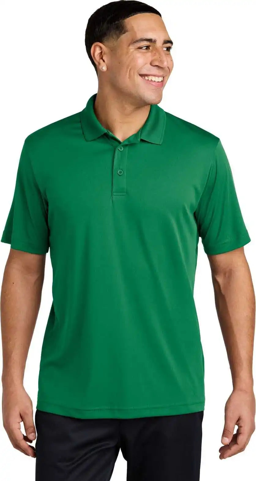 Sport Tek St550 Posicharge Competitor Polo Kelly Green