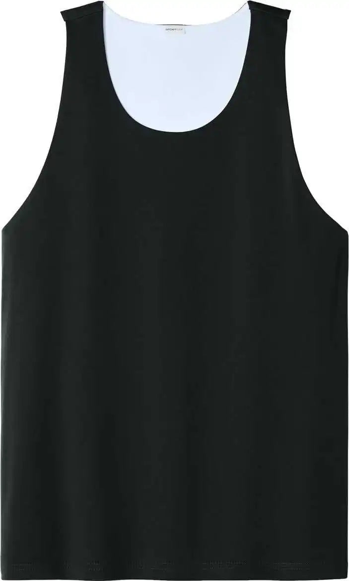 Sport Tek St551 Posicharge Competitor Rev Tank Black/ White