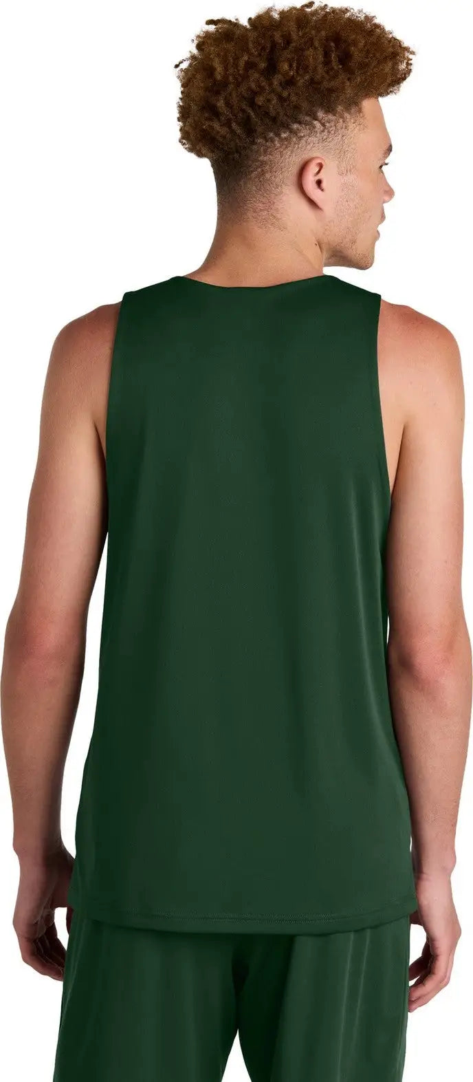 Sport-tek St551 Posicharge Competitor Rev Tank - Forest Green White