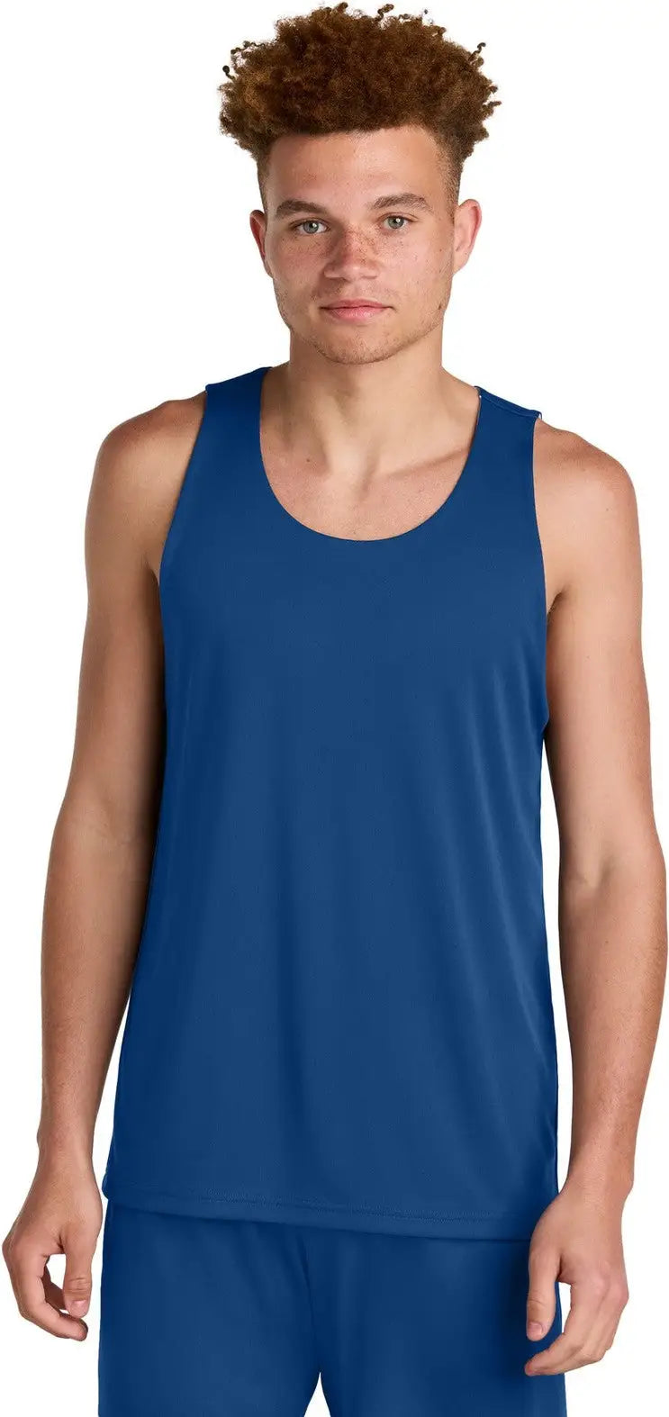 Sport-tek St551 Posicharge Competitor Rev Tank - True Royal White - Royal/ / Adult Xs