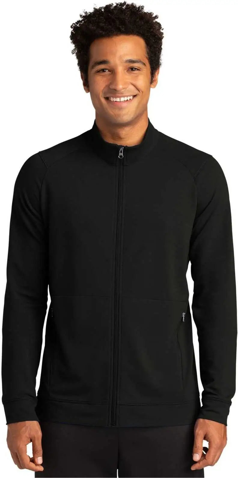 Sport-tek St560 Sport-wick Flex Fleece Full-zip - Black