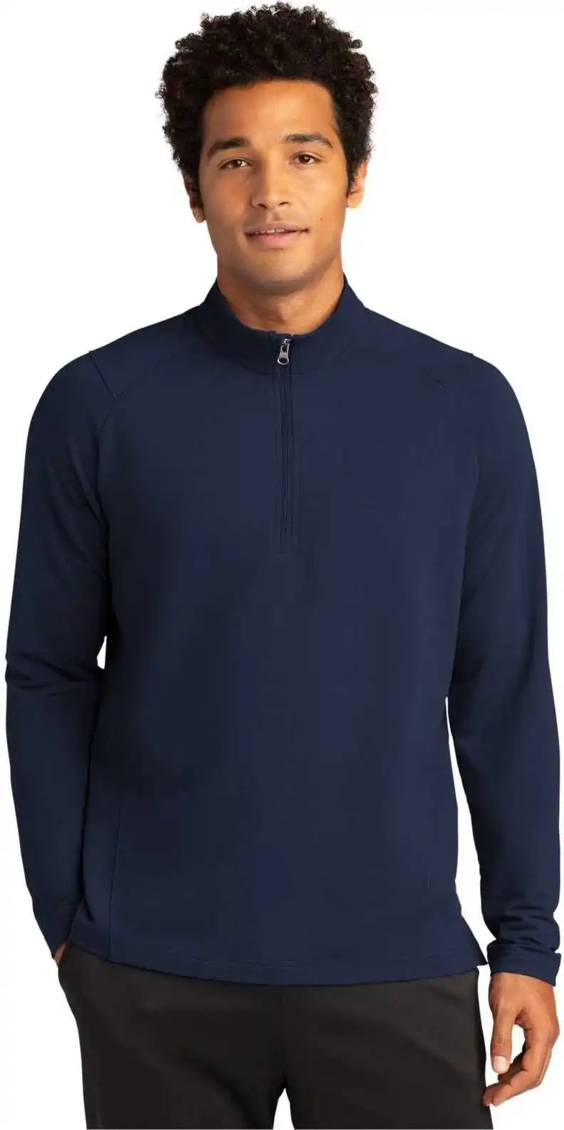 Sport Tek St561 Wick Flex Fleece 1/4 Zip True Navy