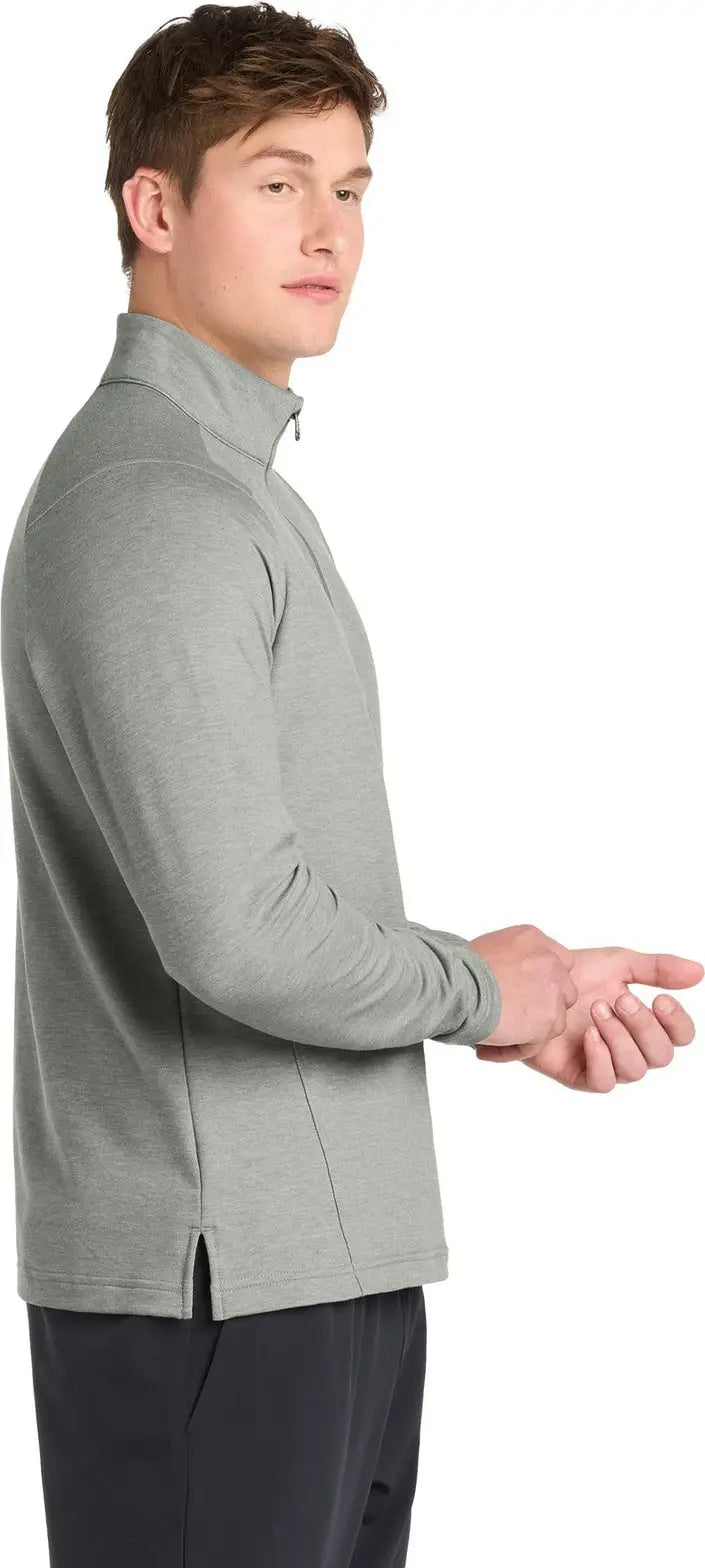 Sport-tek St561 Sport-wick Flex Fleece 1/4-zip - Light Gray Heather