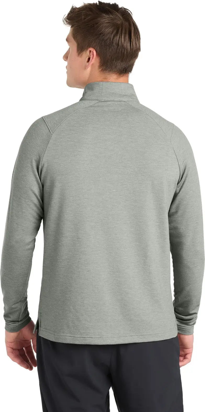 Sport-tek St561 Sport-wick Flex Fleece 1/4-zip - Light Gray Heather