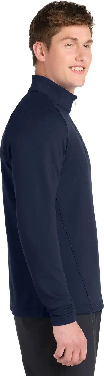 Sport-tek St561 Sport-wick Flex Fleece 1/4-zip - True Navy