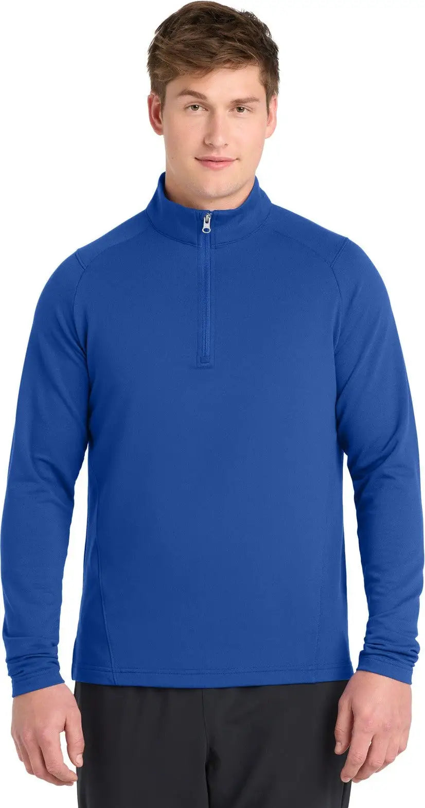Sport-tek St561 Sport-wick Flex Fleece 1/4-zip - True Royal - Adult Xs