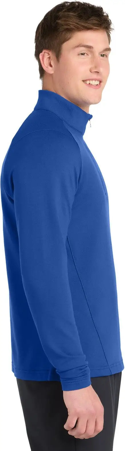 Sport-tek St561 Sport-wick Flex Fleece 1/4-zip - True Royal