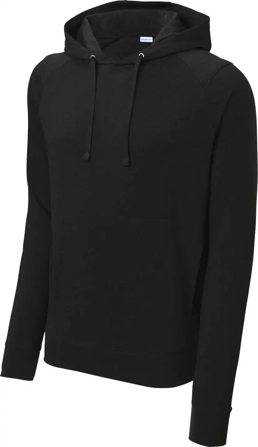 Sport Tek St562 Wick Flex Fleece Pullover Hoodie Black