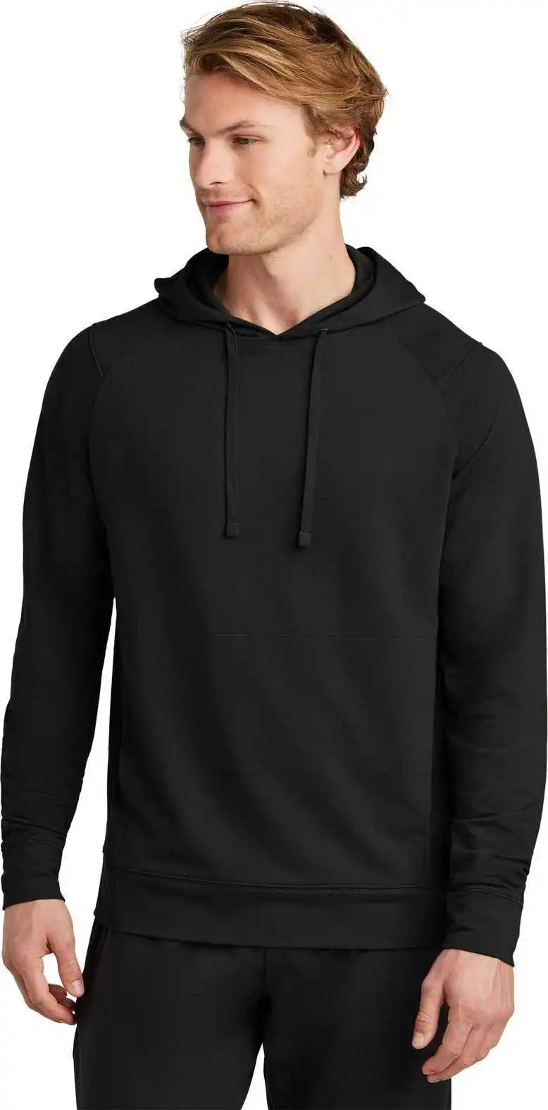 Sport Tek St562 Wick Flex Fleece Pullover Hoodie Black