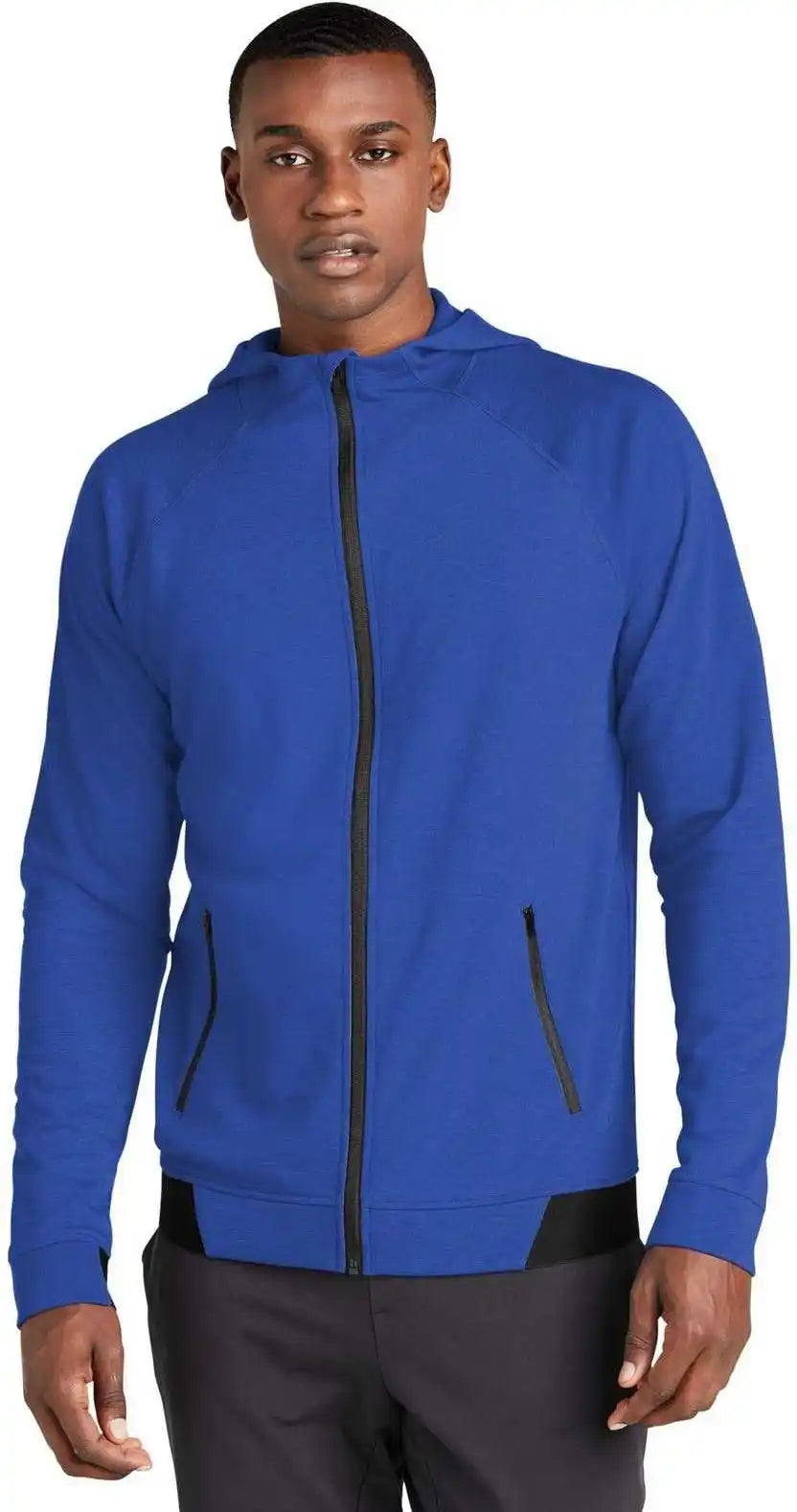 Sport-tek St570 Posicharge Strive Hooded Full-zip - True Royal