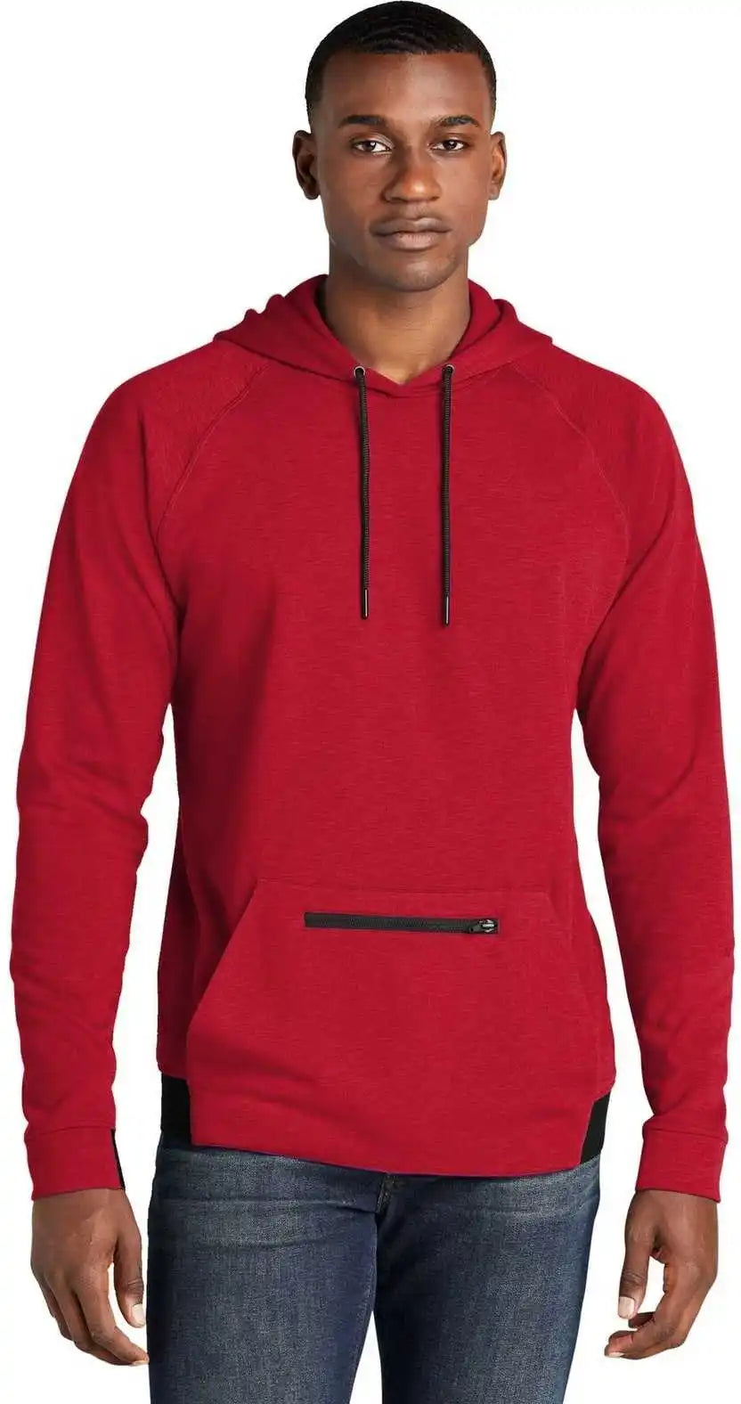 Sport-tek St571 Posicharge Strive Hooded Pullover - Deep Red
