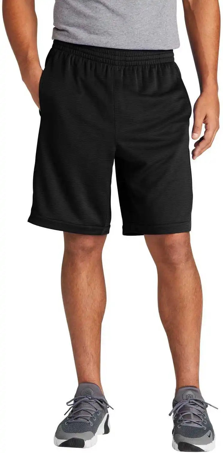 Sport Tek St575 Posicharge Position Short with Pockets Black