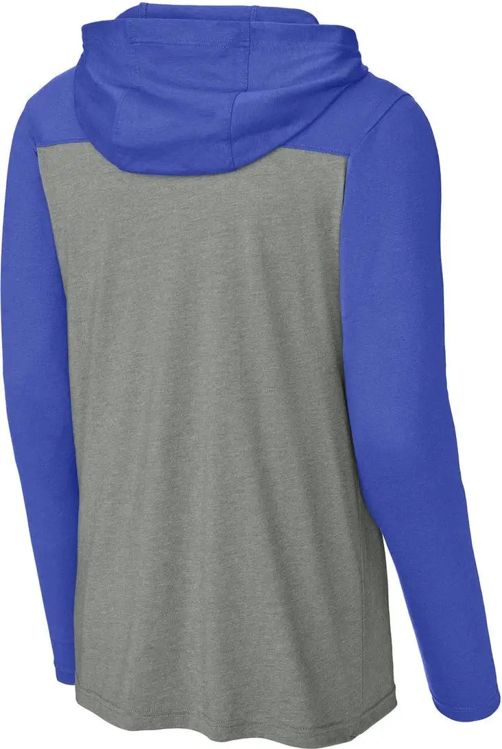 Sport-tek St6044 Halftime Long Sleeve Hoodie - True Royal Vintage Heather - Royal/ / Adult Xs