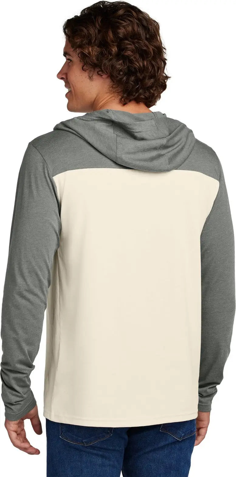 Sport-tek St6044 Halftime Long Sleeve Hoodie - Vintage Heather Ecru