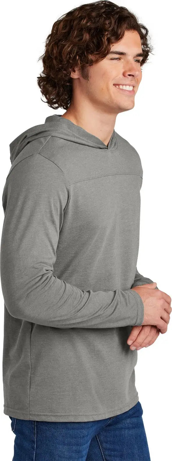 Sport-tek St6044 Halftime Long Sleeve Hoodie - Vintage Heather