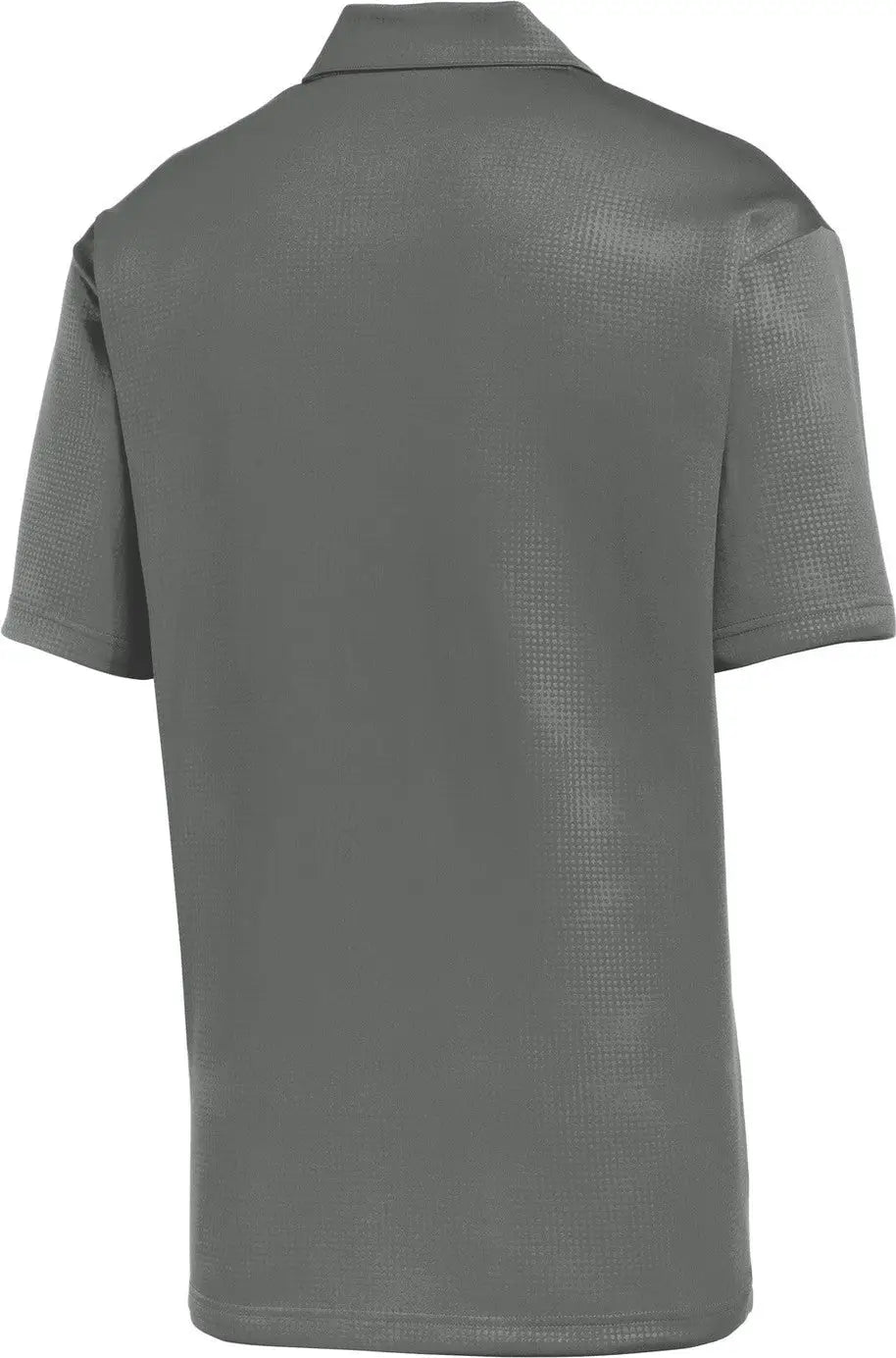 Sport-tek St630 Embossed Posicharge Tough Polo - Dark Smoke Gray