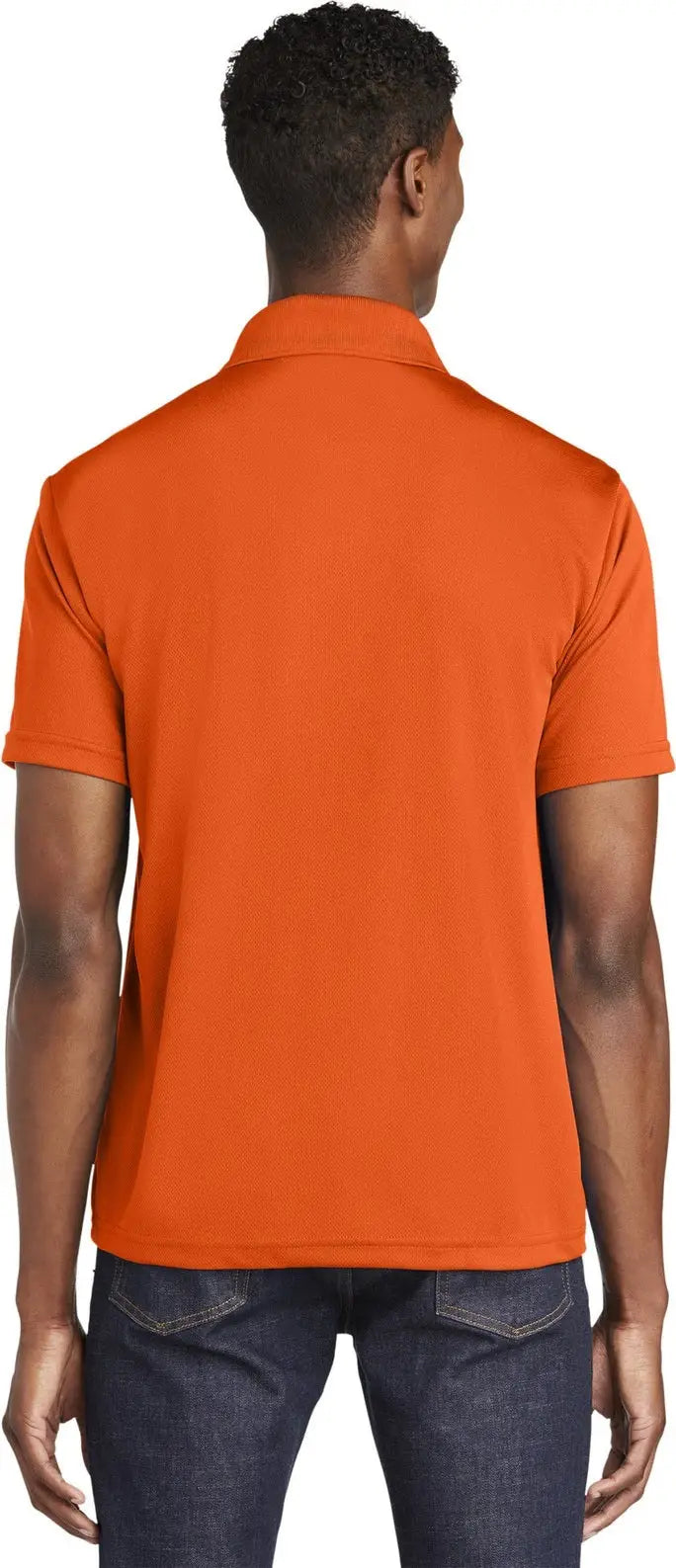Sport-tek St640 Posicharge Racermesh Polo - Deep Orange