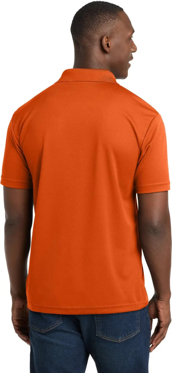 Sport-tek St640 Posicharge Racermesh Polo - Deep Orange