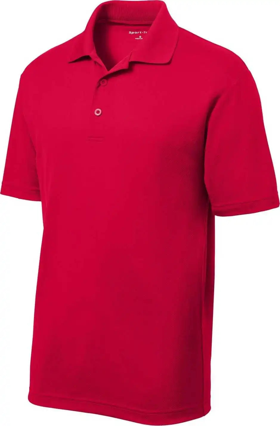 Sport Tek St640 Posicharge Racermesh Polo Deep Red
