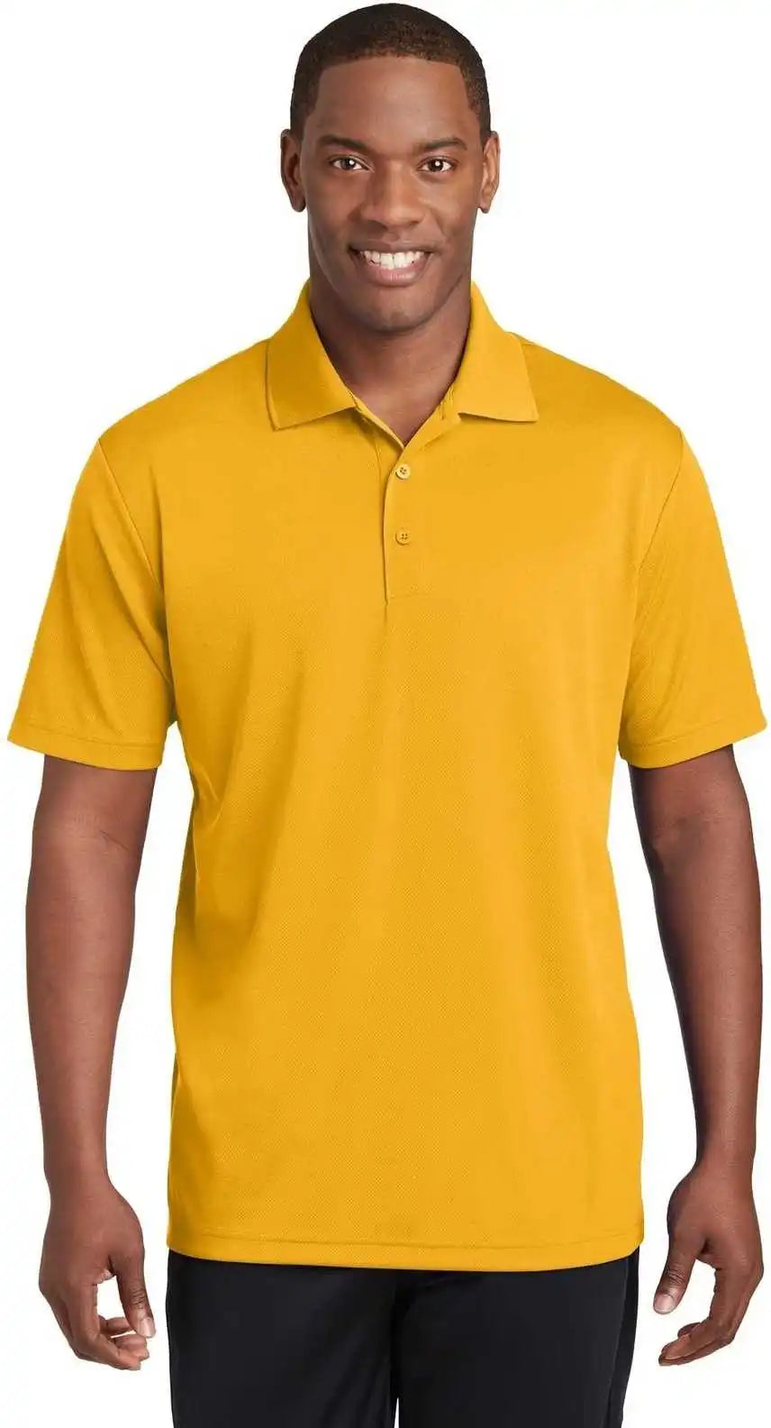 Sport-tek St640 Posicharge Racermesh Polo - Gold