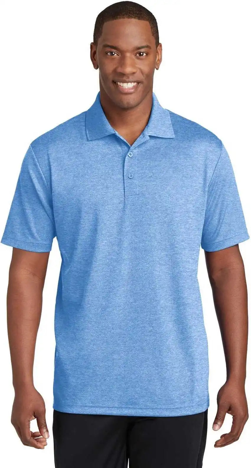 Sport Tek St640 Posicharge Racermesh Polo True Royal Heather