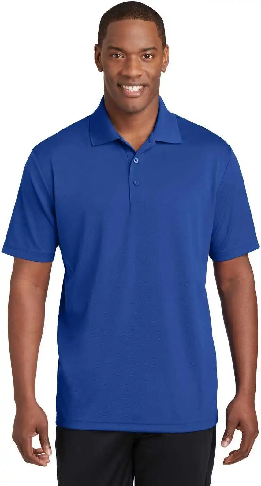 Sport Tek St640 Posicharge Racermesh Polo True Royal