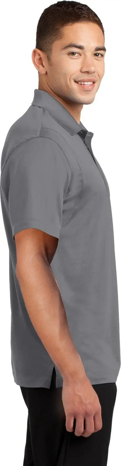 Sport-tek St650 Micropique Sport-wick Polo - Gray Concrete