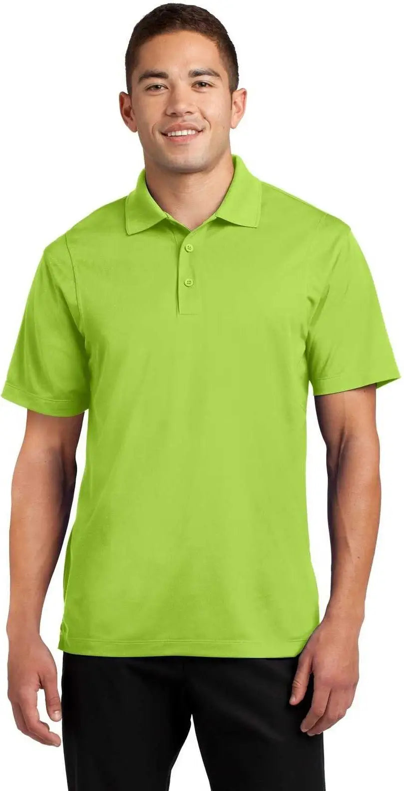 Sport-tek St650 Micropique Sport-wick Polo - Lime Shock