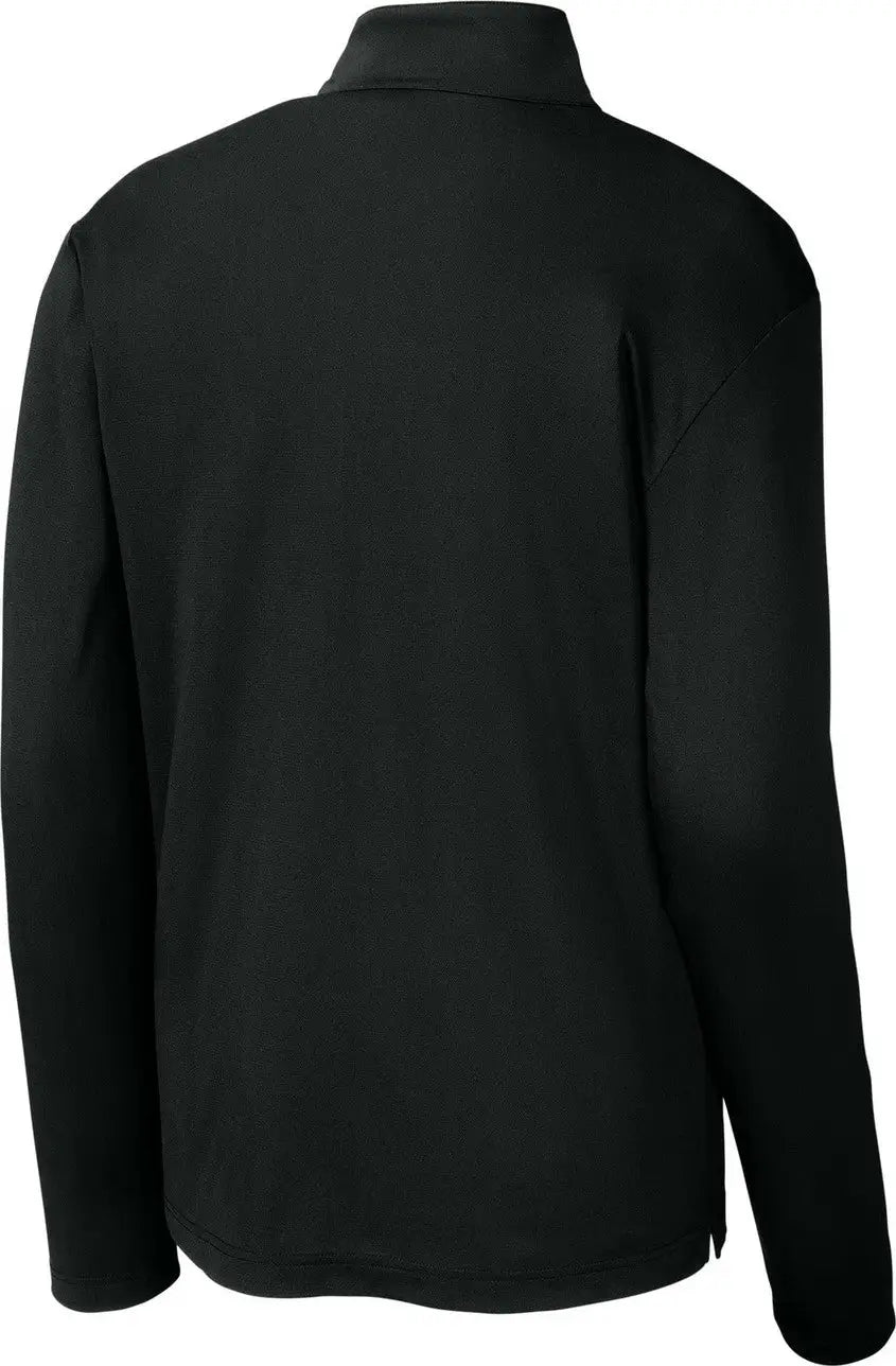 Sport-tek St672 Micropique Sport-wick 1/4-zip - Black - Adult Xs