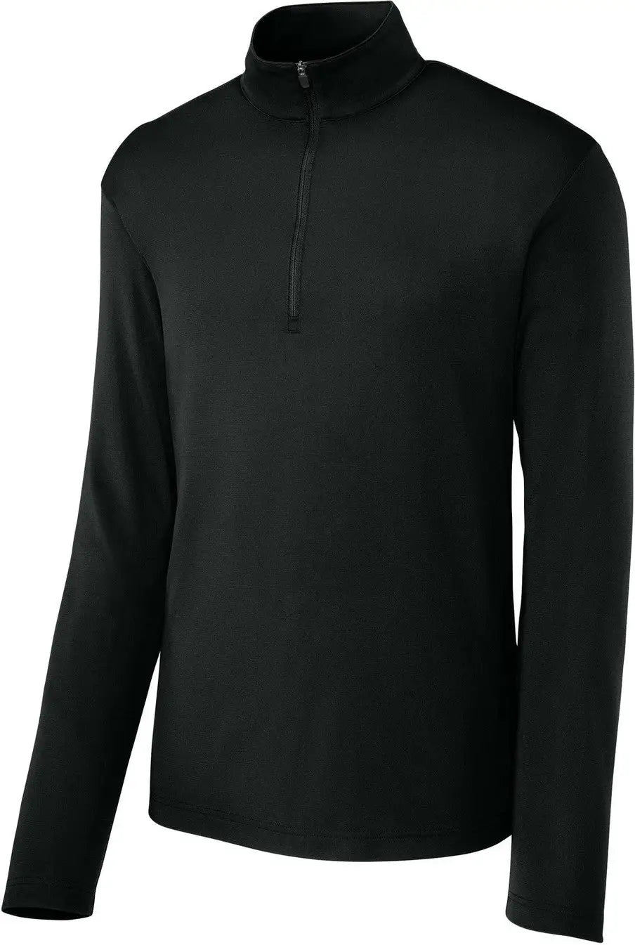 Sport-tek St672 Micropique Sport-wick 1/4-zip - Black