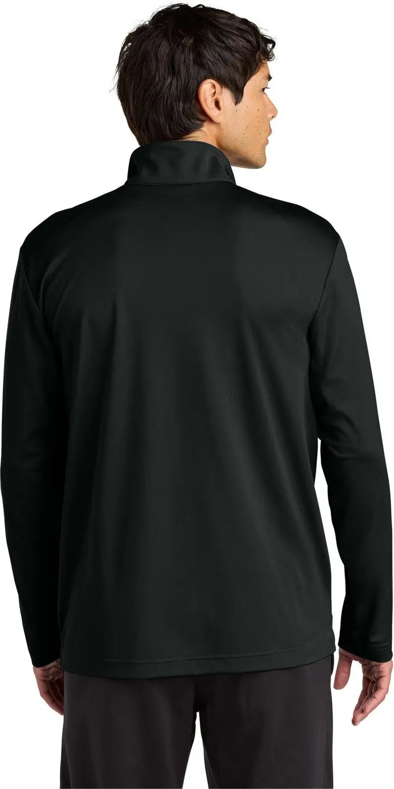 Sport-tek St672 Micropique Sport-wick 1/4-zip - Black