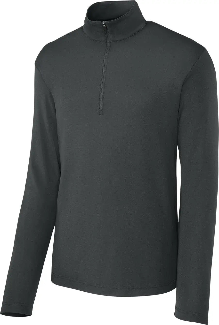 Sport-tek St672 Micropique Sport-wick 1/4-zip - Iron Gray