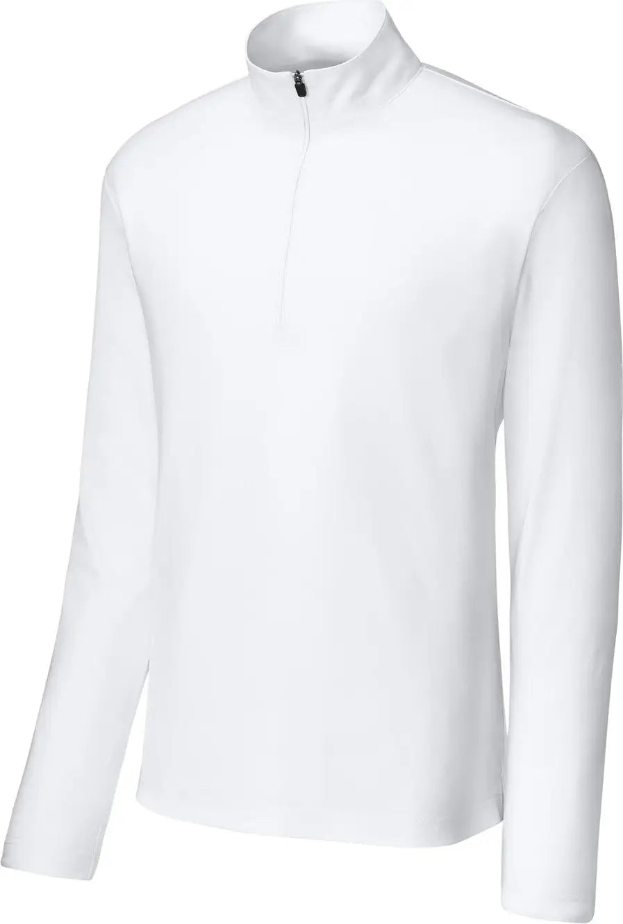 Sport-tek St672 Micropique Sport-wick 1/4-zip - White